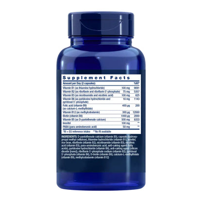 BioActive Complete B-Complex, Life Extension 60 capsules