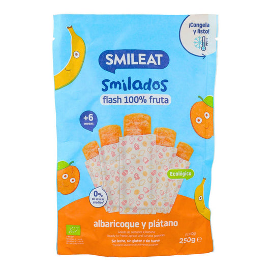 SMILADO morela i banan ekologiczny, lody flash dla dzieci 100% owoców SMILEAT