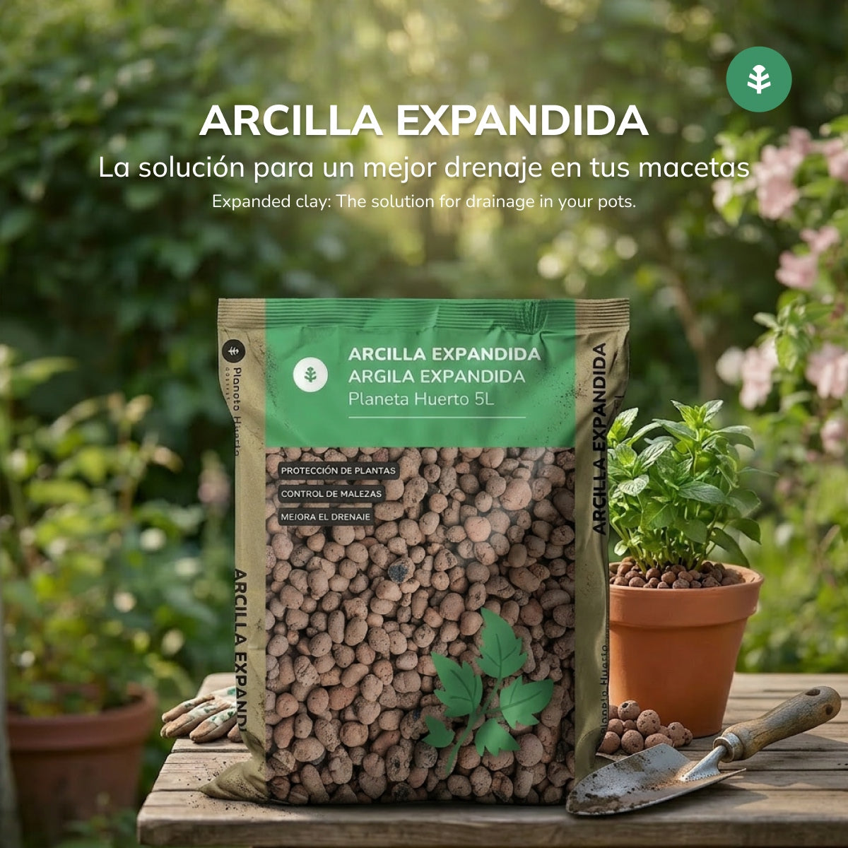 Expanderad lera Planeta Huerto 5 liter