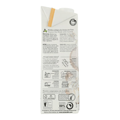 Hafergetränk mit Kokosnuss Amandín 1 l