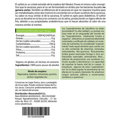 Ksylitol 200 g, Salud Viva