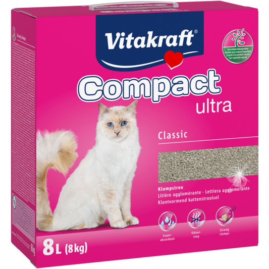 Litière agglomérante Vitakraft Compact Ultra 4 L