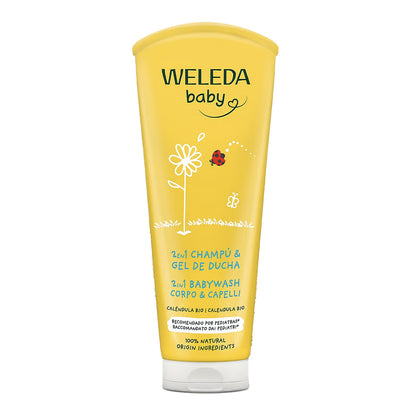 Weleda Shampoo e gel doccia per bambini alla calendula 200 ml