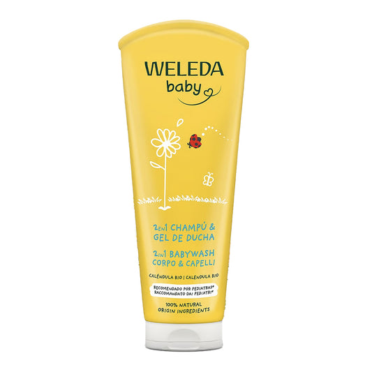 Weleda Shampoo e gel doccia per bambini alla calendula 200 ml