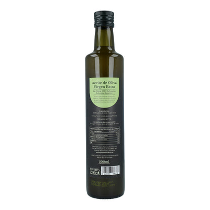 Confezione da 3 oli extravergine di oliva di prima raccolta verde non filtrato Planeta Huerto 500 ml