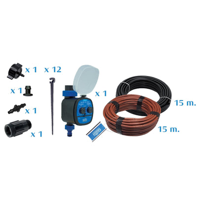 Kit di irrigazione per tavoli da coltivazione con programmatore Aqua Control