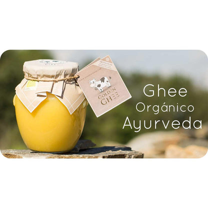 Golden Ghee Bio Beurre clarifié de vache Golden Ghee 370 ml