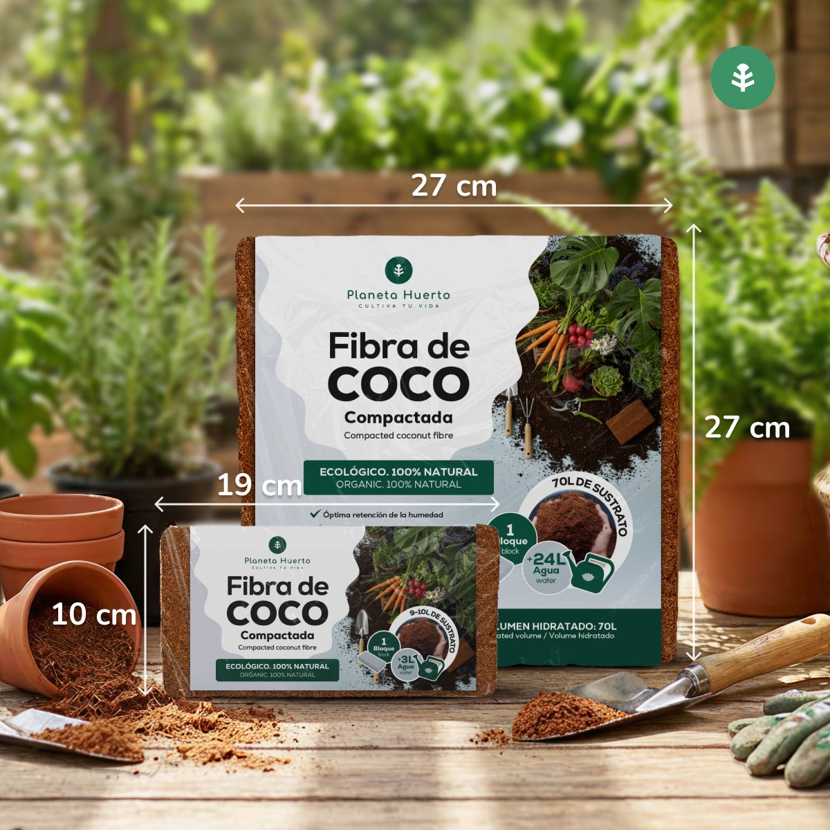 3xGarden Planet Coco Fibre Substrate Pack 9 liter