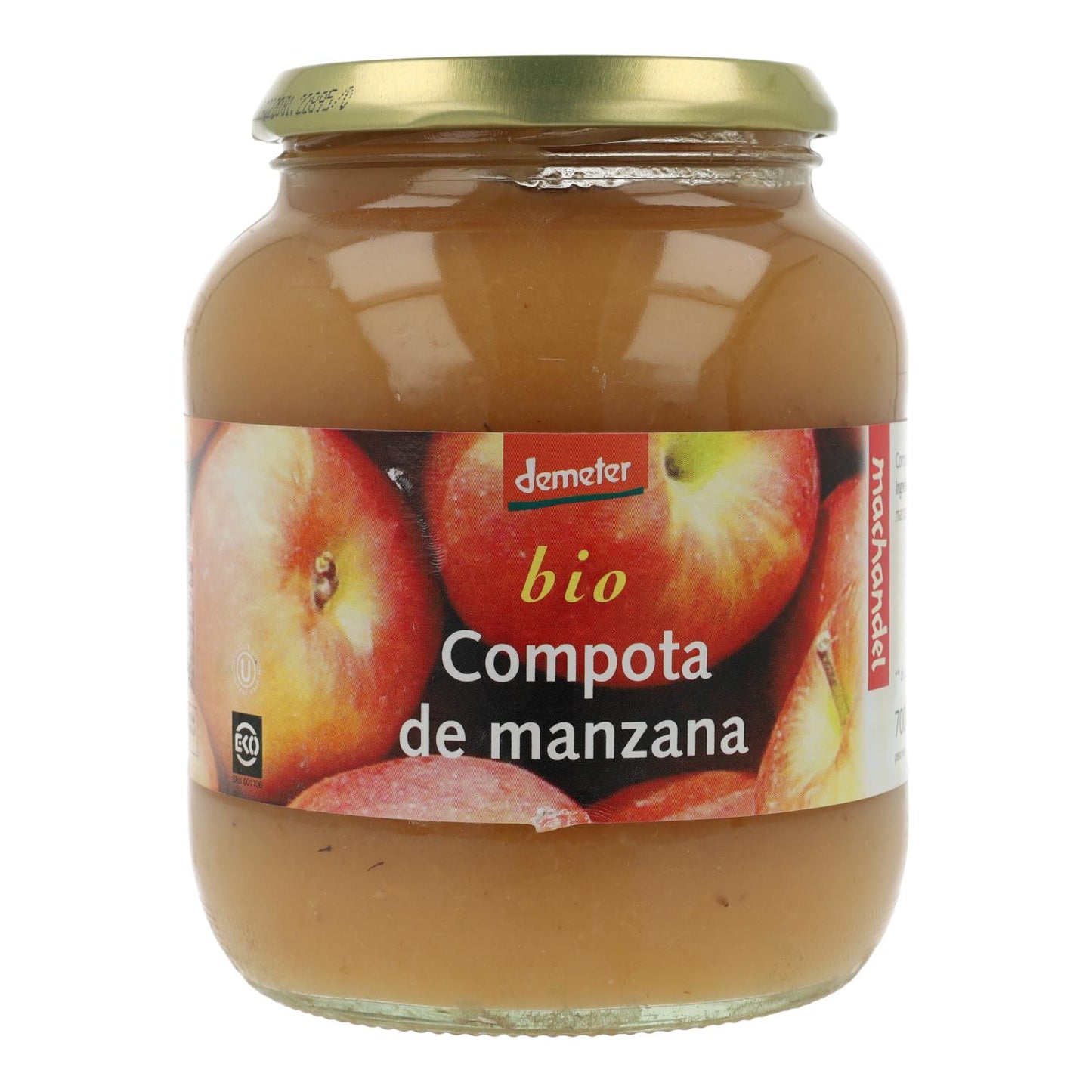 Compote de pommes bio Machandel 700 g
