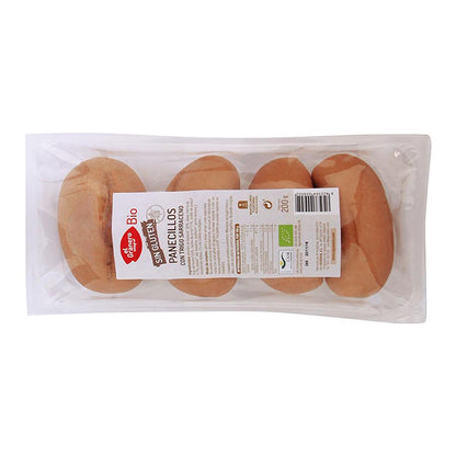 Petits pains au sarrasin bio sans gluten El Granero, 4 x 50 g 