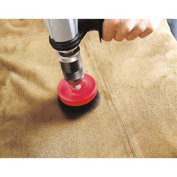 Wolfcraft 2713000 – 1 Polierbürste mit weichen Borsten, runder Schaft Ø 6 mm Ø 80 mm