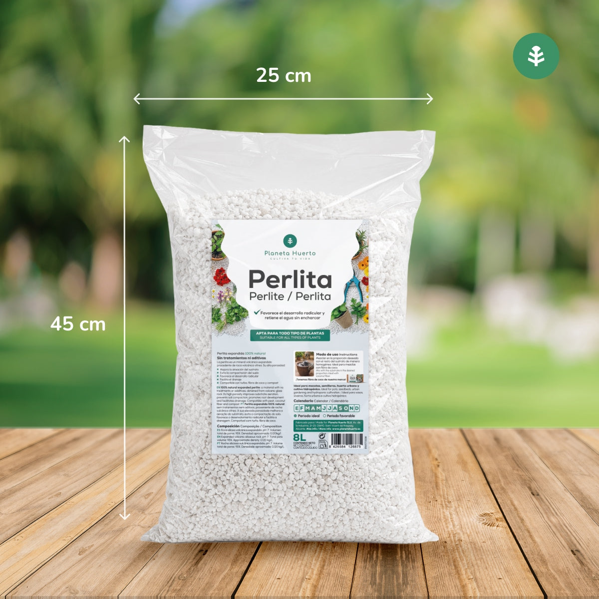Perlite Planeta Huerto 8 Litres