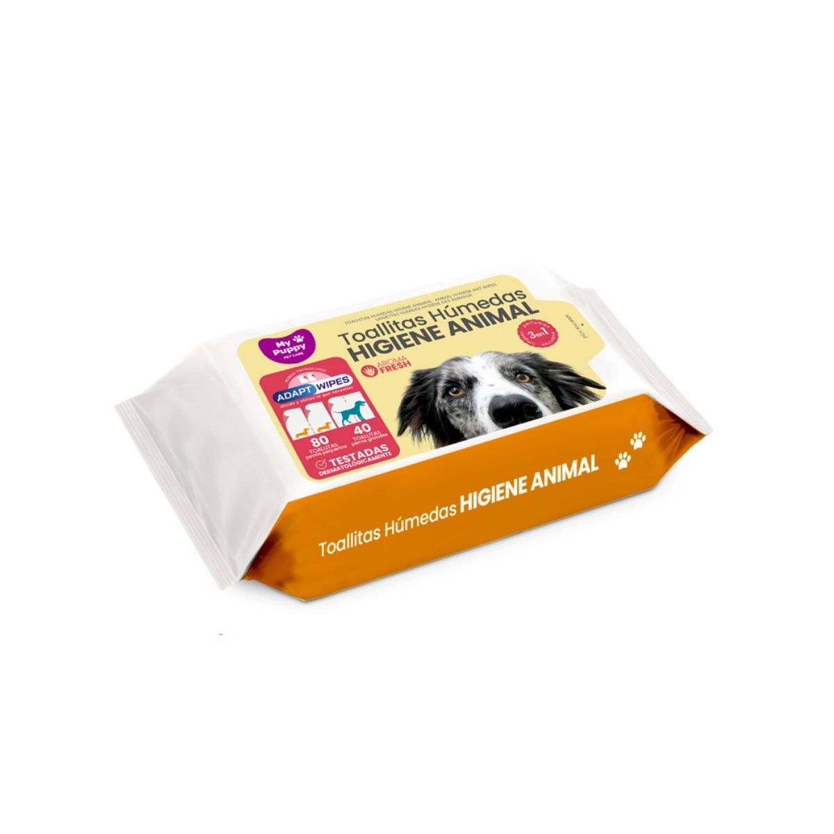 Salviettine umidificate per l'igiene degli animali My Puppy, Salustar,  80/40 pz
