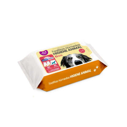 Salviettine umidificate per l'igiene degli animali My Puppy, Salustar,  80/40 pz