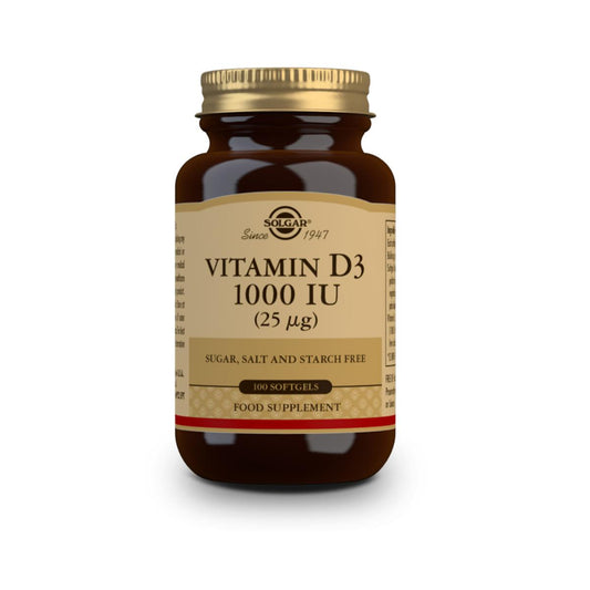 Vitamine D3 1000 IE, 100 capsules van 25 μg