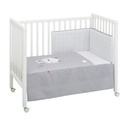 Ensemble couette + protège-matelas pour lit bébé BE 60 x 120 cm, plusieurs couleurs Lion gis