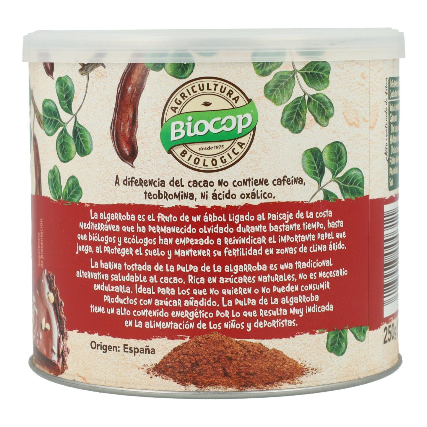 Carruba in polvere Bio Biocop 250 g