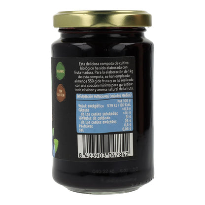 Compote de myrtilles BIO Biocop, 265 g