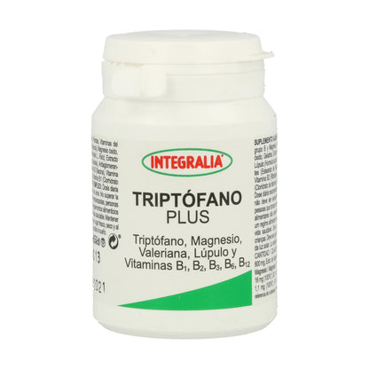 Tryptophane Plus avec magnésium, valériane et vitamines B Integralia, 50 gélules
