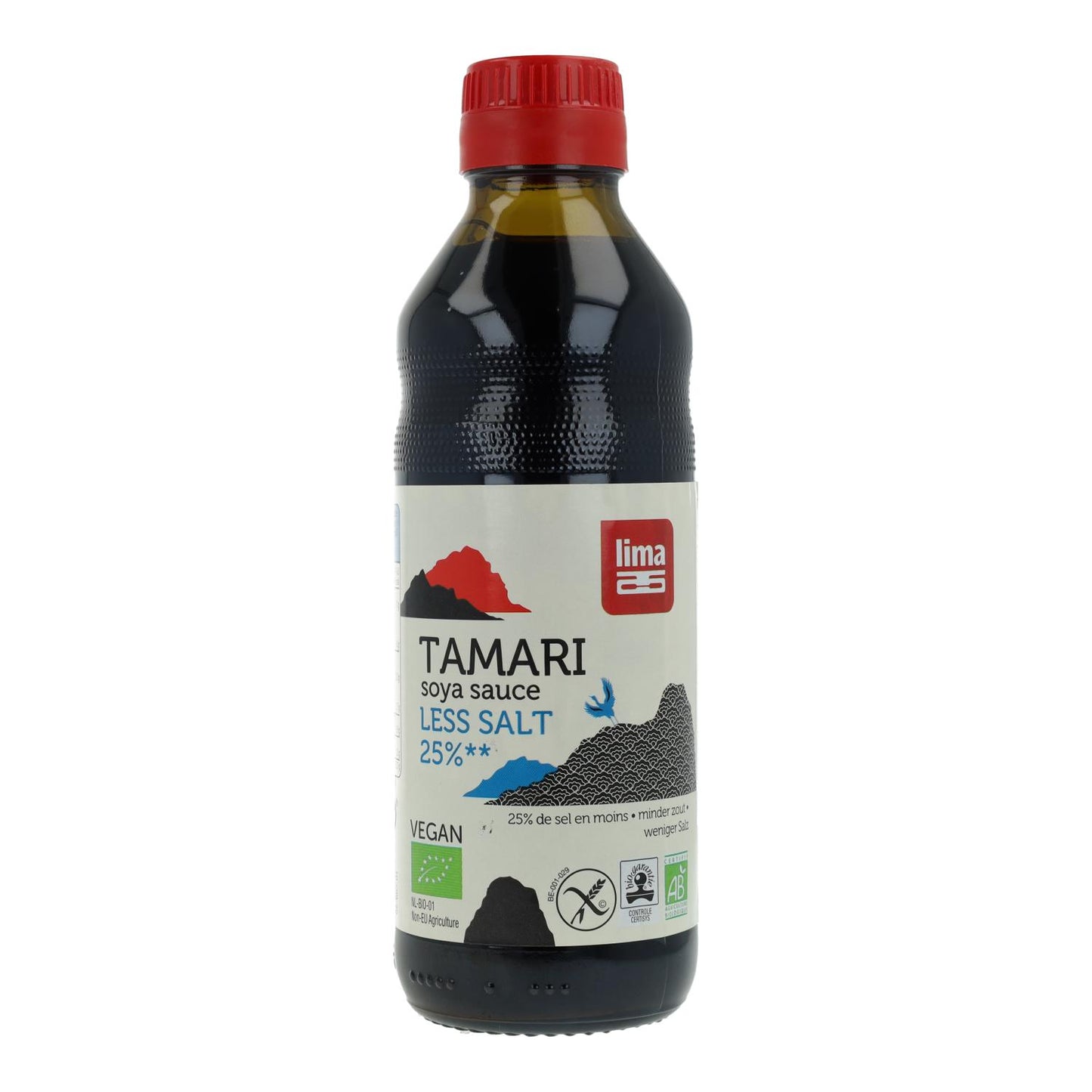 Tamari-Sojasauce mit 25 % weniger Salz ECO Lima 500 ml