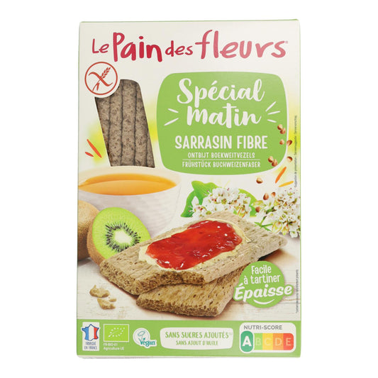 Pain grillé au sarrasin bio Le Pain de Fleurs pour des matins exceptionnels 230 g