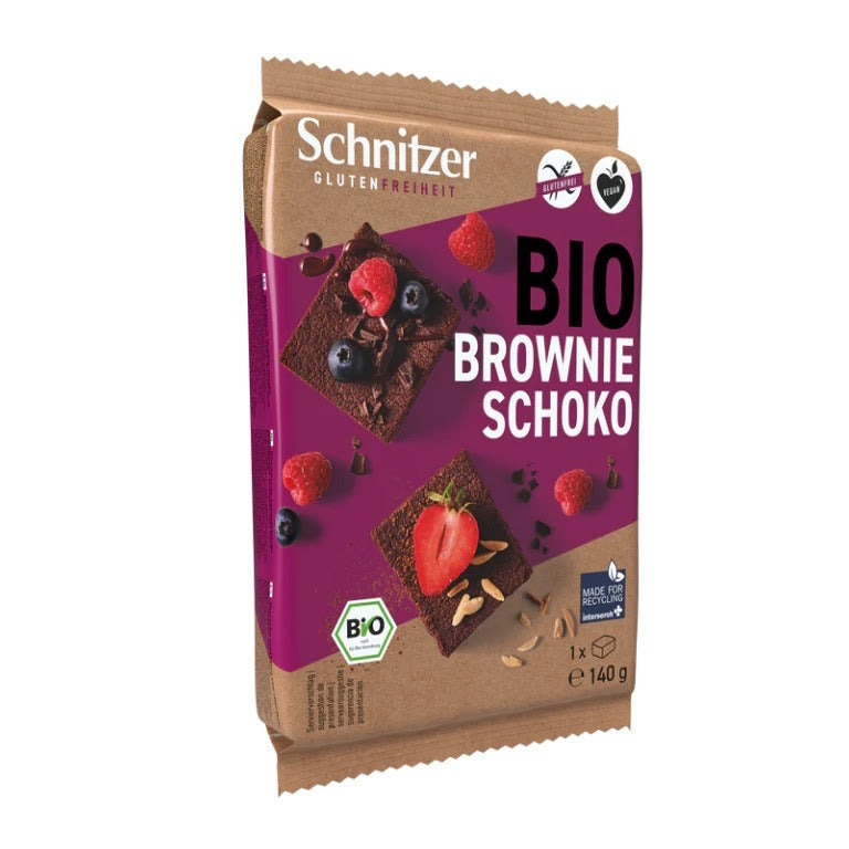 Brownie au chocolat noir sans gluten Schnitzer 140g