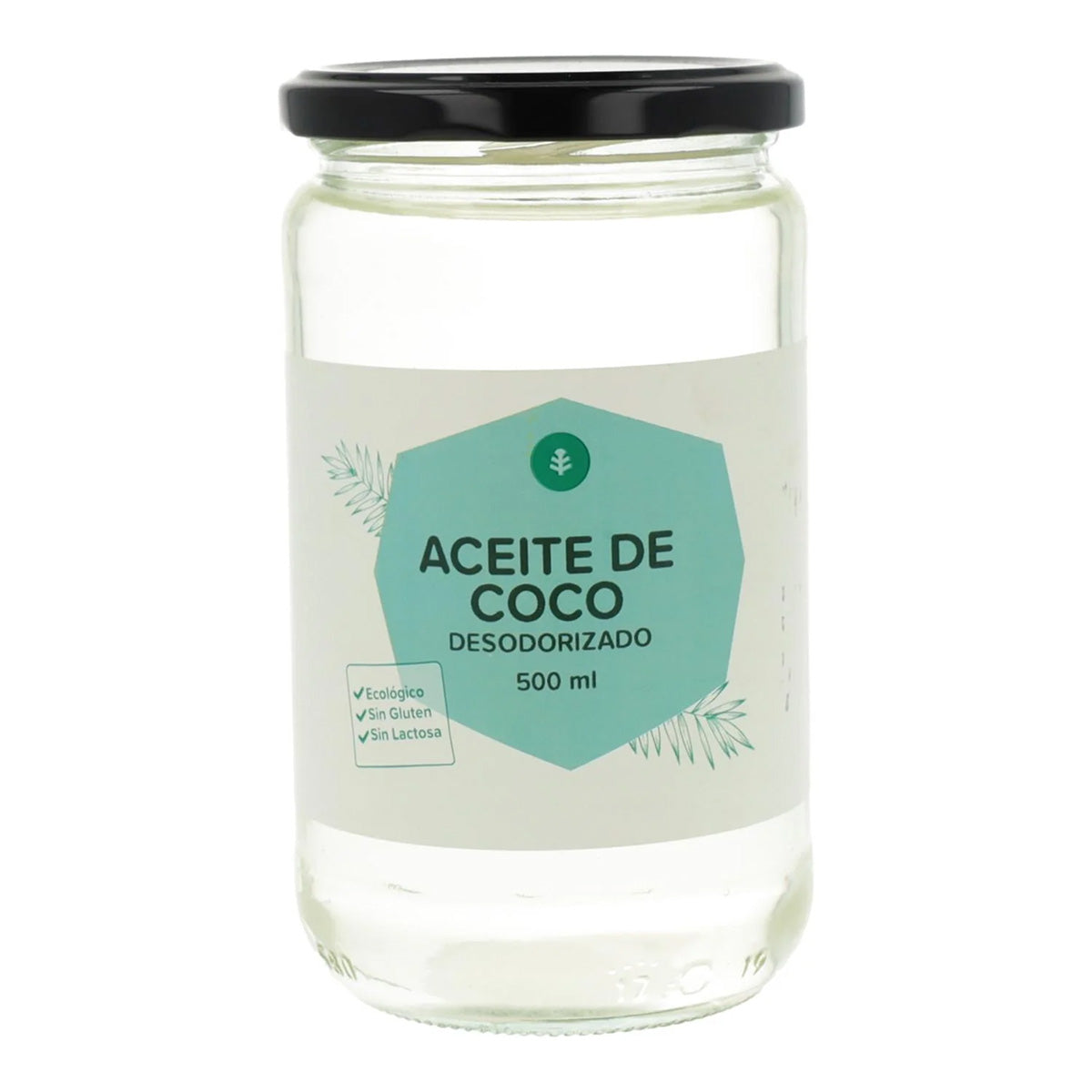Lot de 6 bouteilles d'huile de coco désodorisée ECO Planeta Huerto 500 ml