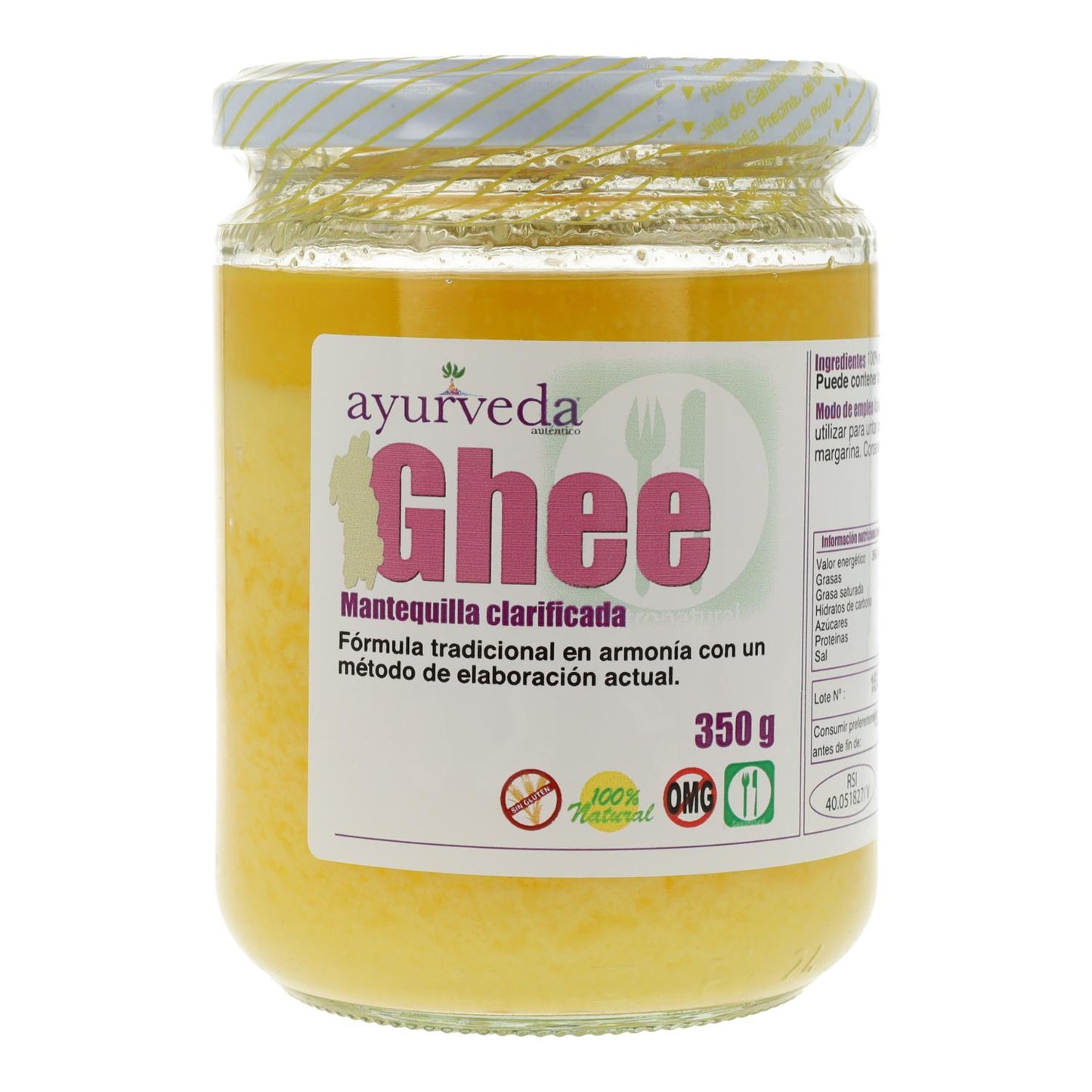 Beurre clarifié Ghee Dabur Ayurveda 350 g