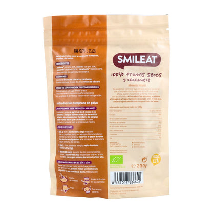 Blandning av torkade frukter och jordnötspulver Bio Smileat 200 g