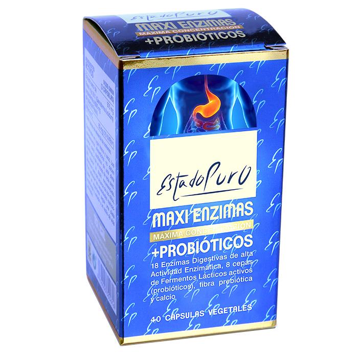 Estado Puro Maxi Enzymes avec probiotiques Tongil 40 gélules