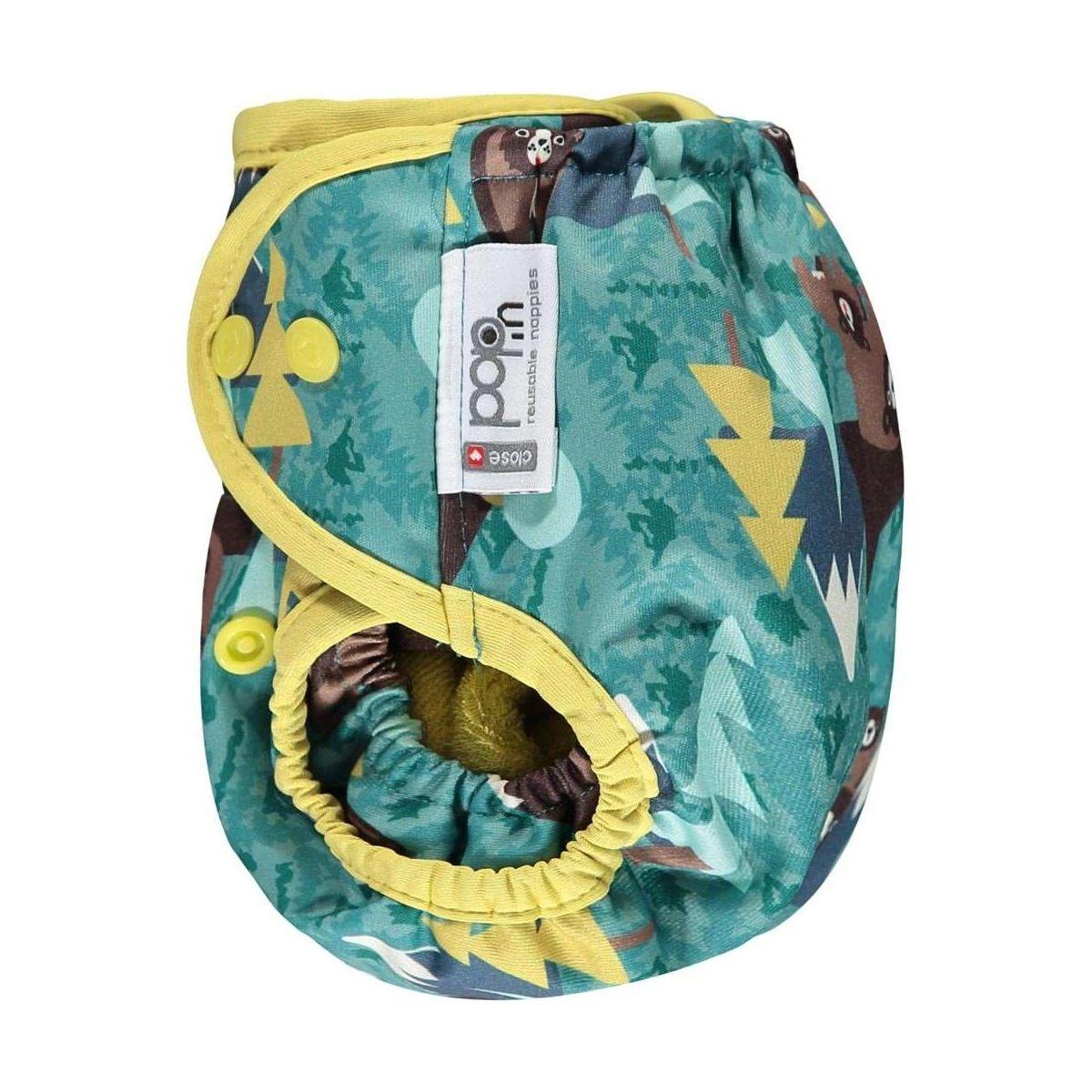 Pieluszka materiałowa Pop-in Bear z zatrzaskami