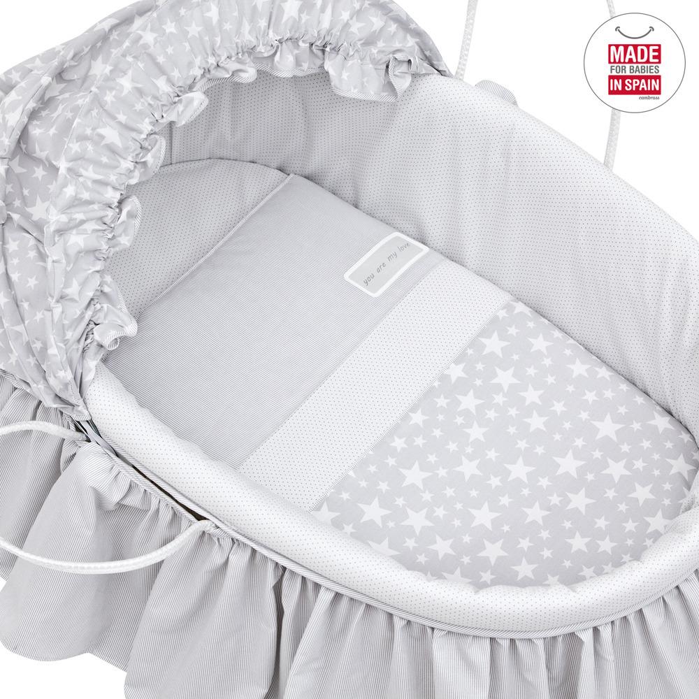 Łóżeczko dziecięce z budką BE w różnych kolorach Beżowy