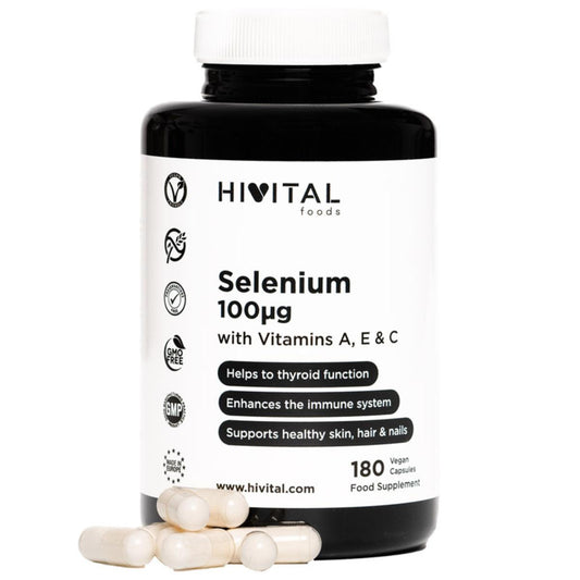 Sélénium Hivital 100 mg 180 gélules