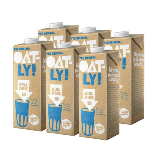 Confezione da 6 bevande all'avena originali BIO Oatly 1L