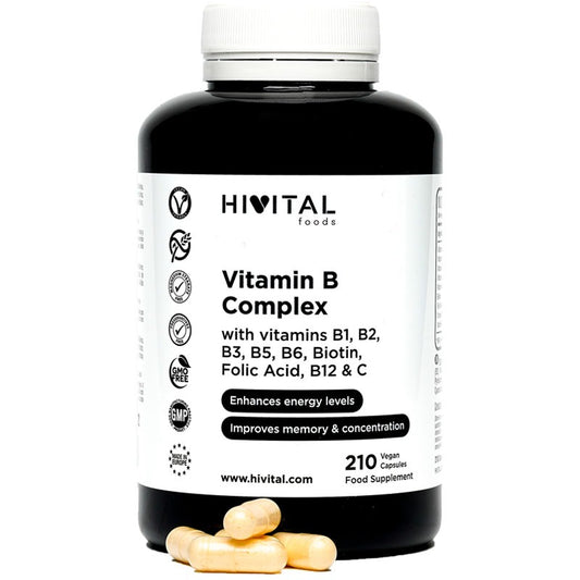 Complexe de vitamines B Hivital 210 gélules végétaliennes