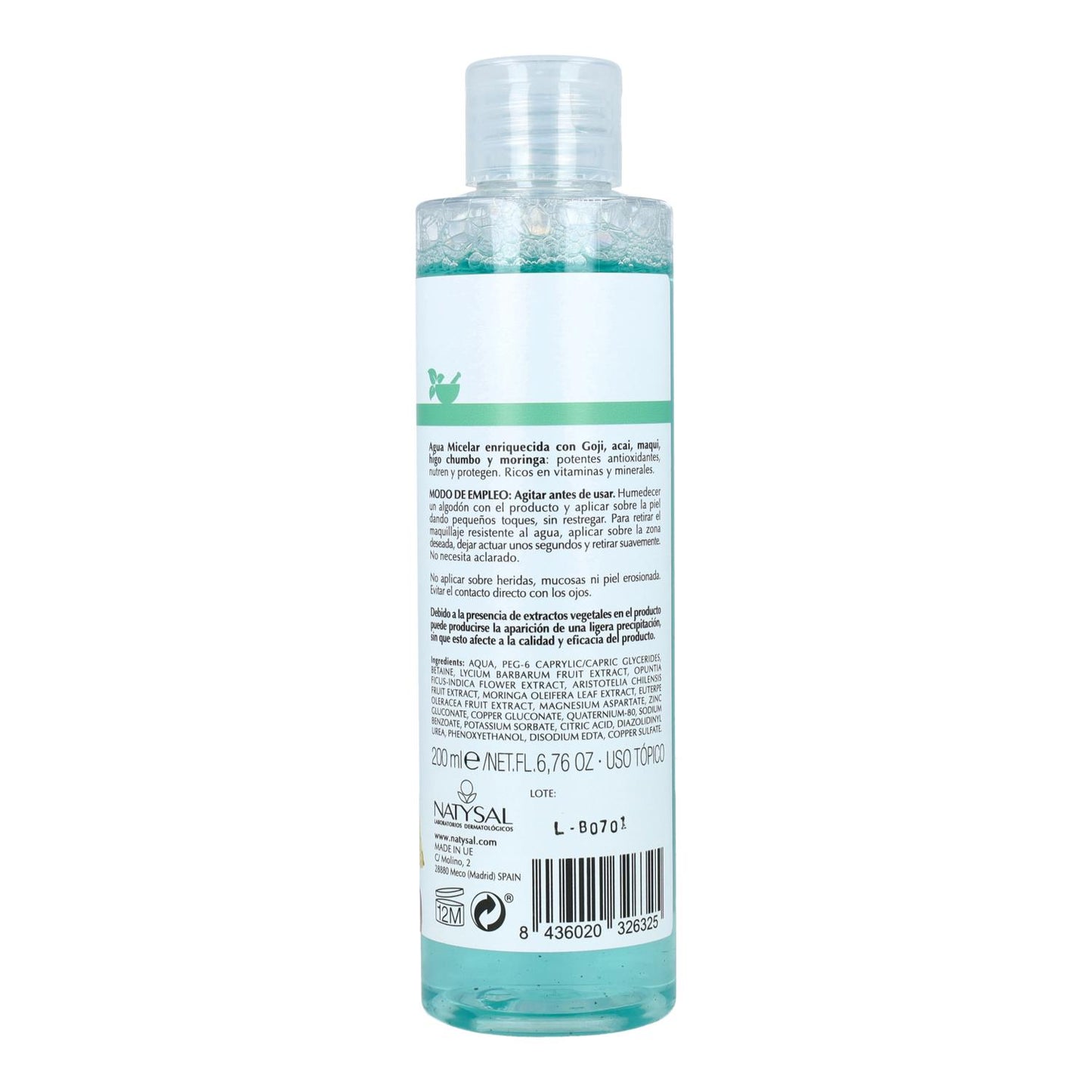 Acqua micellare Natysal 200 ml