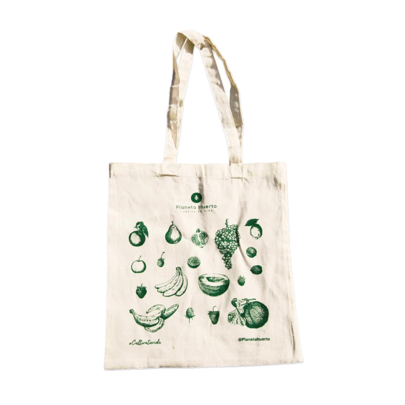 Sac en tissu motif fruits