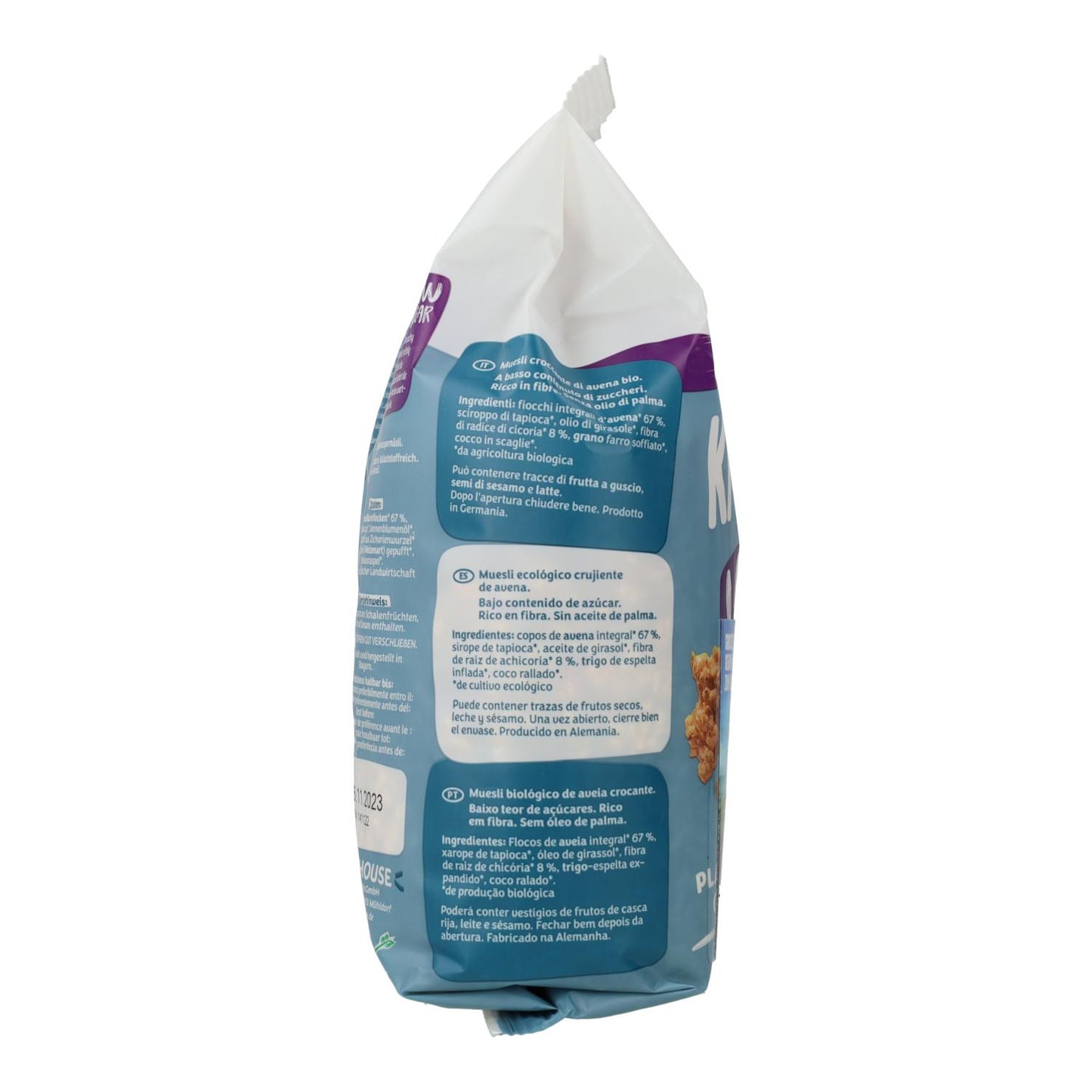 Suikerarme havermout Krunchy Barnhouse 375 g