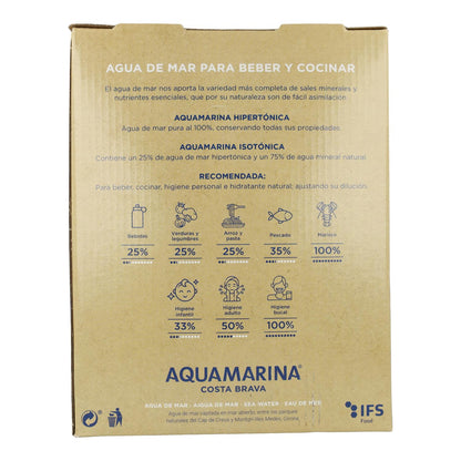 Acqua di mare ipertonica B&B Aquamarina 3 L.