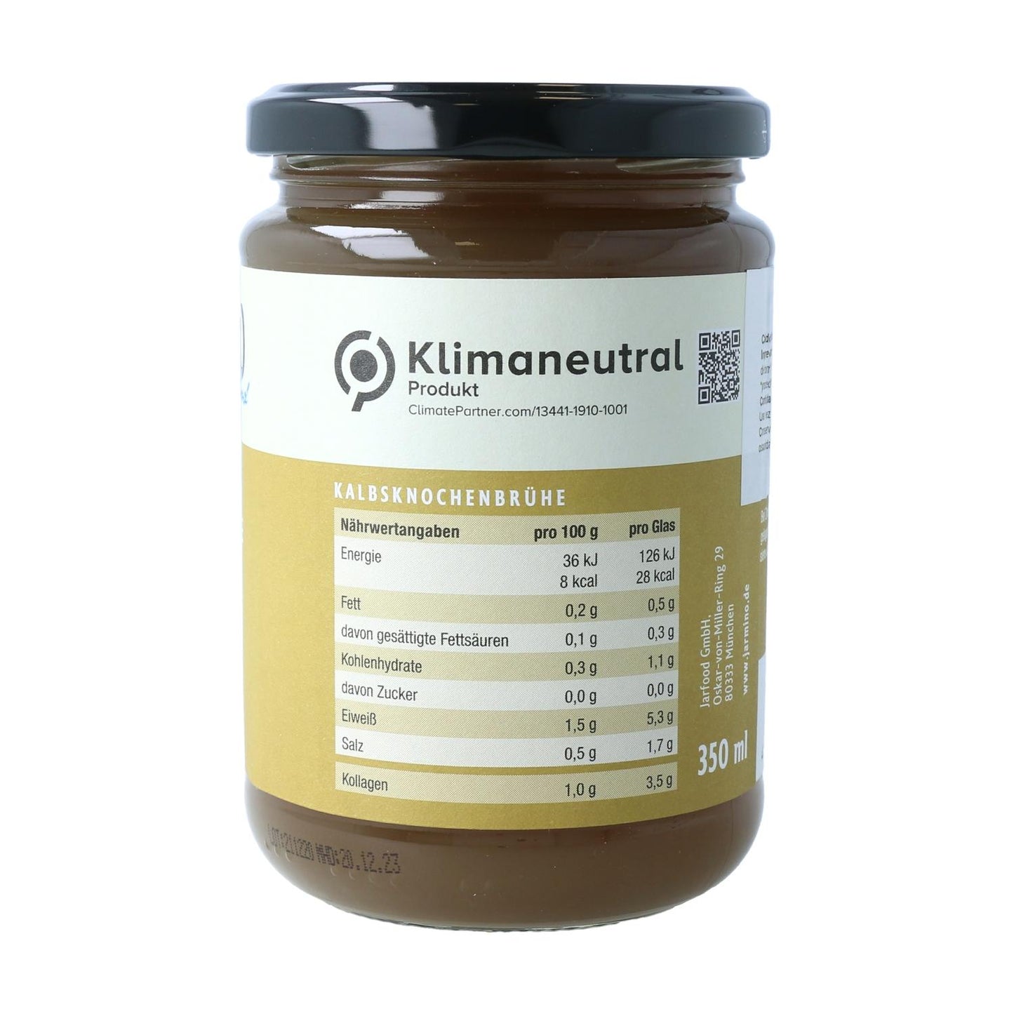 Bouillon d'os de veau Jarmino 350 ml