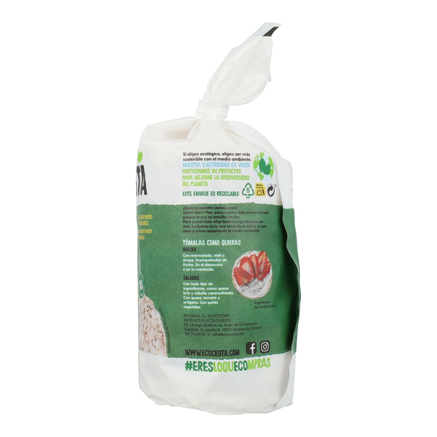Bio-Reis- und Buchweizen-Fladenbrote Disney Edition Ecocesta 115 g