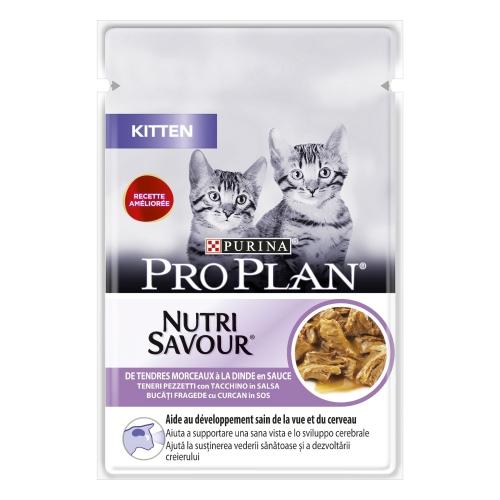PRO PLAN Chat Kitten Dinde en sauce 85 g