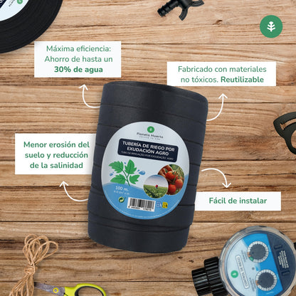 Rouleau d'exsudation Agro Planeta Huerto 50 m
