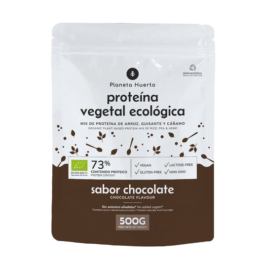 Plantaardige Eiwit ECO 73% chocolade Planeta Huerto 500 g