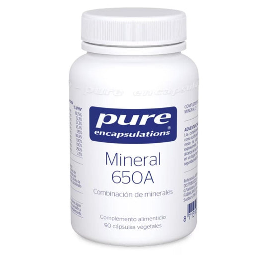 Minéral 650A 90 gélules Pure Encapsulations