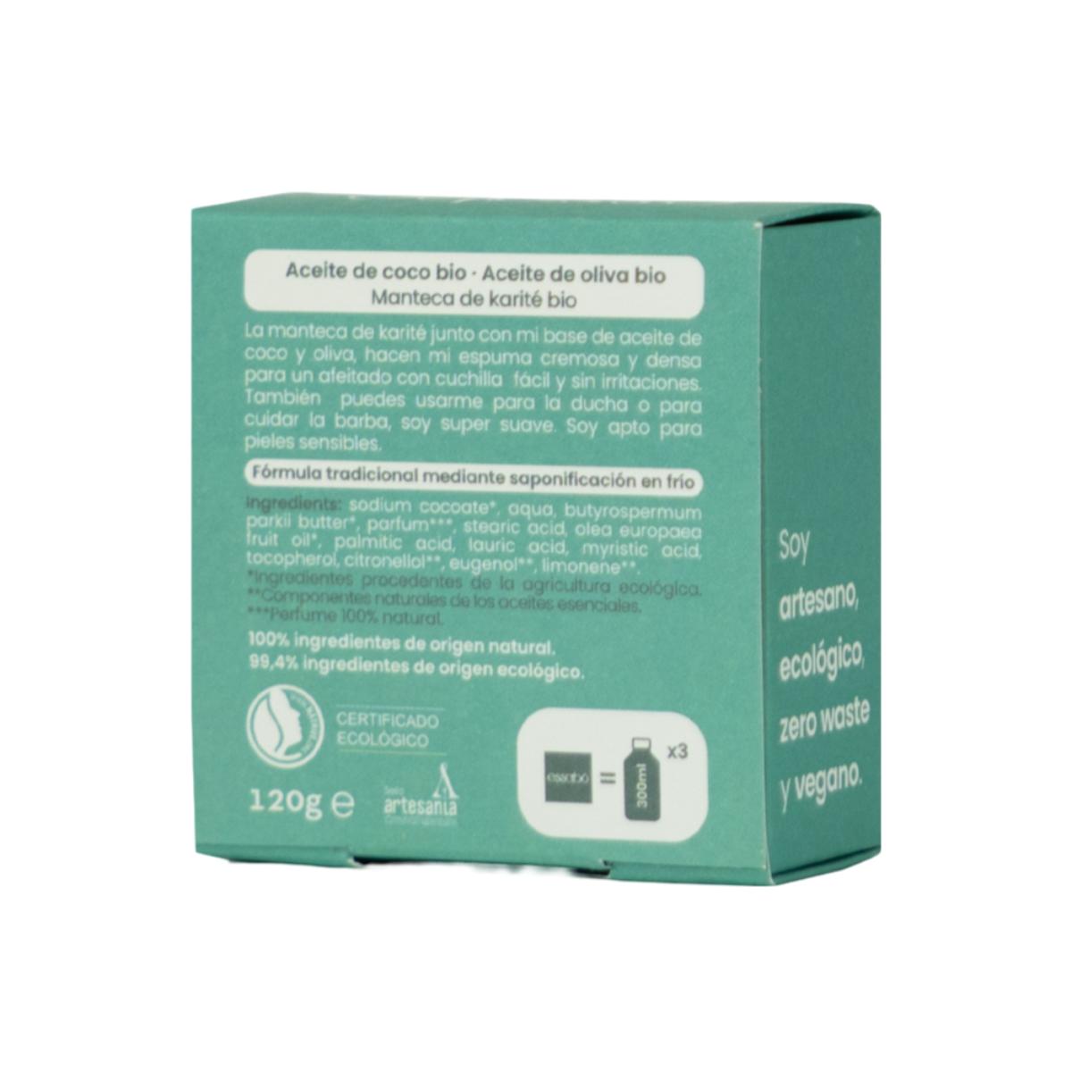 Ekologisk rakkräm och skäggtvål, 120 g Essabó