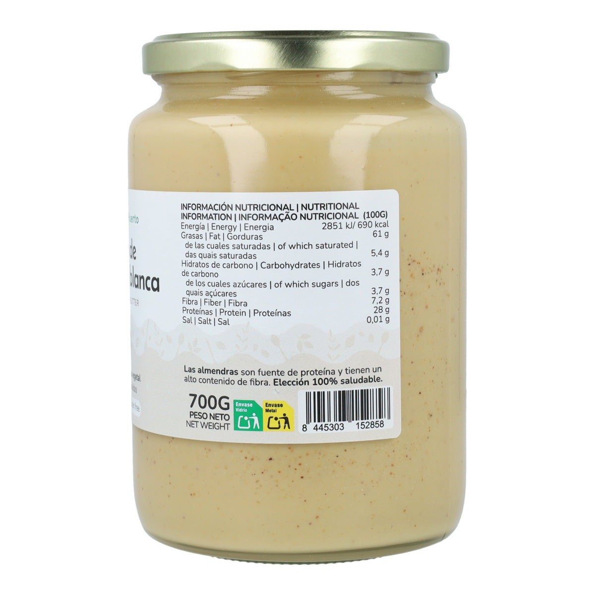 Crème d'amande blanche ECO Planeta Huerto