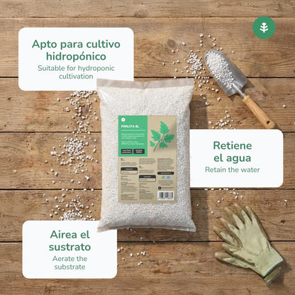 Förpackning 2xPerlite Planeta Huerto 8 liter