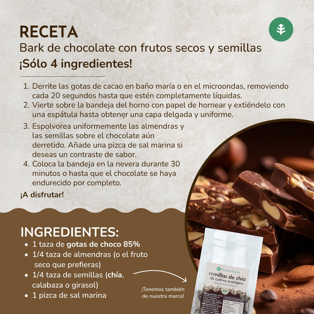 Gouttes de chocolat 85% de cacao ECO Planeta Huerto 200 g
