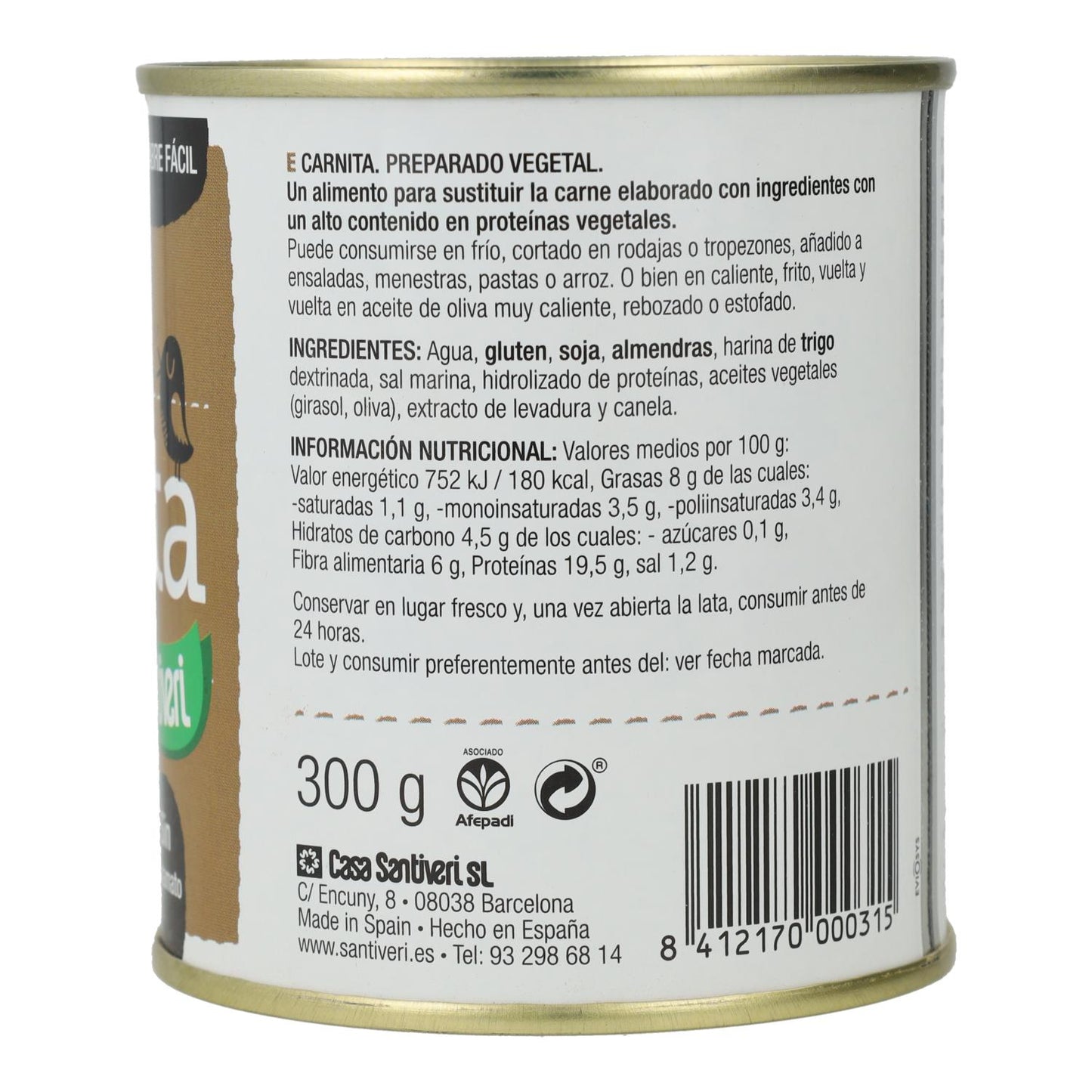 Viande végétale Santiveri 300 g